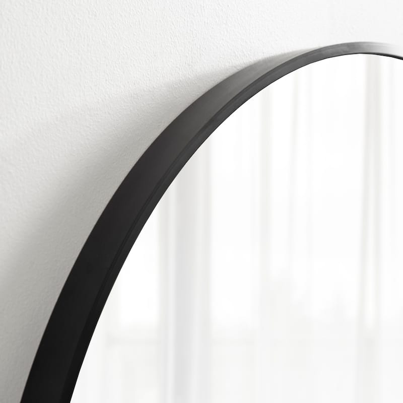 Kate and Laurel Zayda Metal Round Mirror