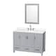 Option Gray, Chrome Trim, Giotto Quartz Top