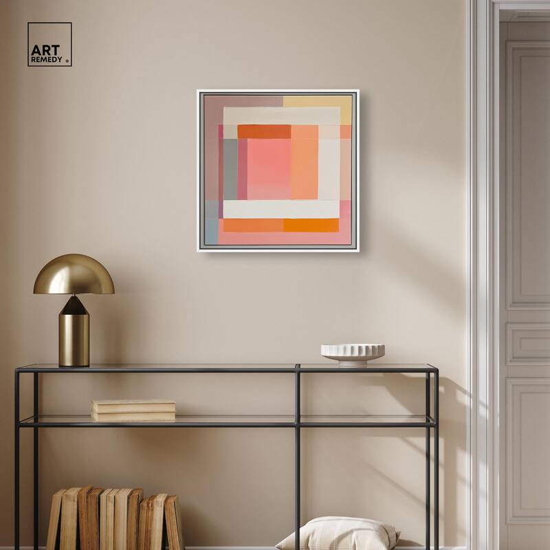 Minimal Color Blocks I Canvas by Art Remedy