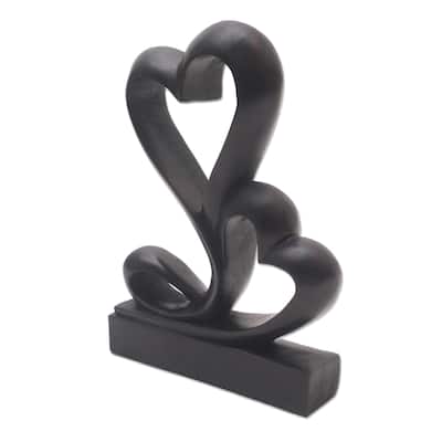 Novica Handmade Love Grows Wood Sculpture