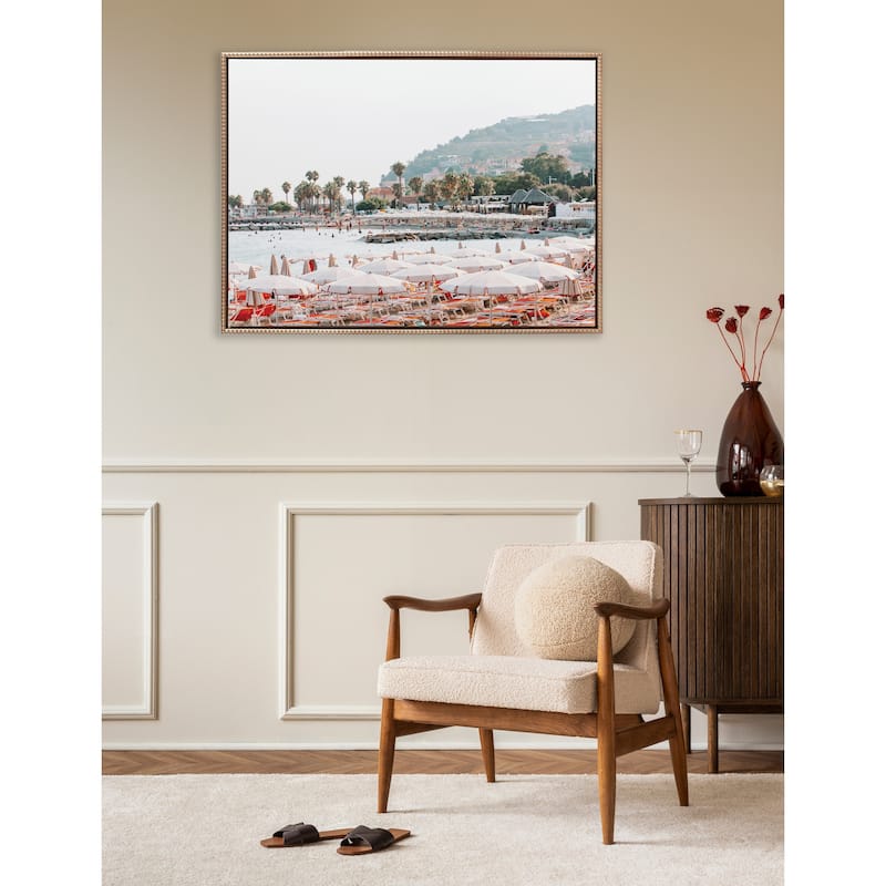 Kate and Laurel Sylvie Beaded AA Imperia Framed Canvas by Alicia Abla