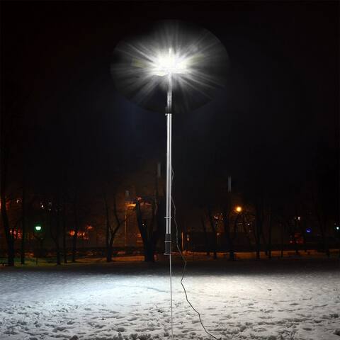 LED Telescopic Camping Lights Portable Outdoor Camping Light - Black