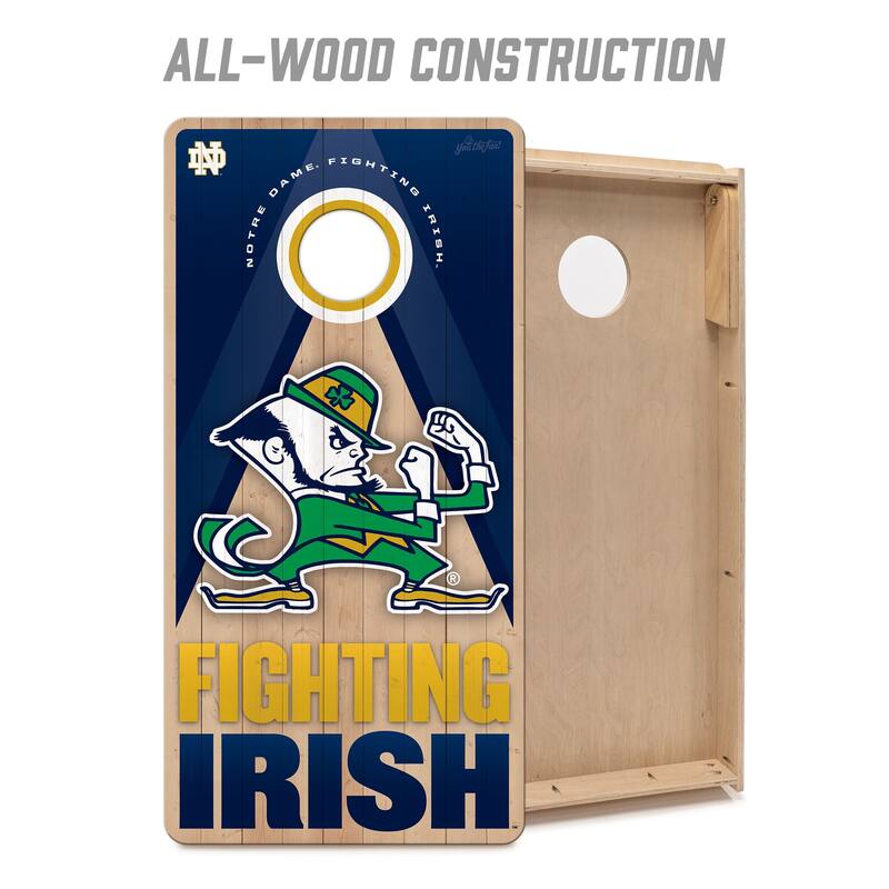 Notre Dame Fighting Irish NCAA 2x4 Professional Cornhole Board Set
