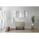 preview thumbnail 44 of 54, Lancy 24 in W x 20 in D Rustic Acacia Bath Vanity and Cultured Marble Top