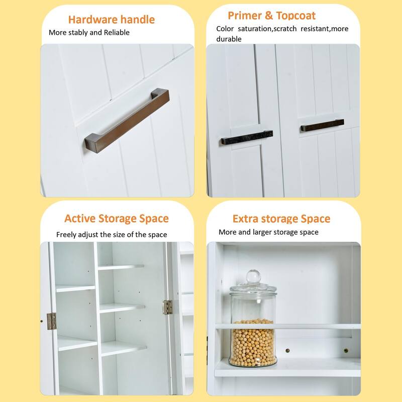 Kitchen Pantry Storage Cabinet