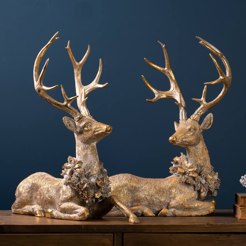 Deer w/LED Light (Set of 2)