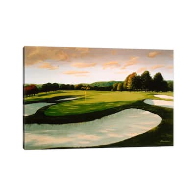 iCanvas "Golf Course 8" by William Vanderdasson Canvas Print