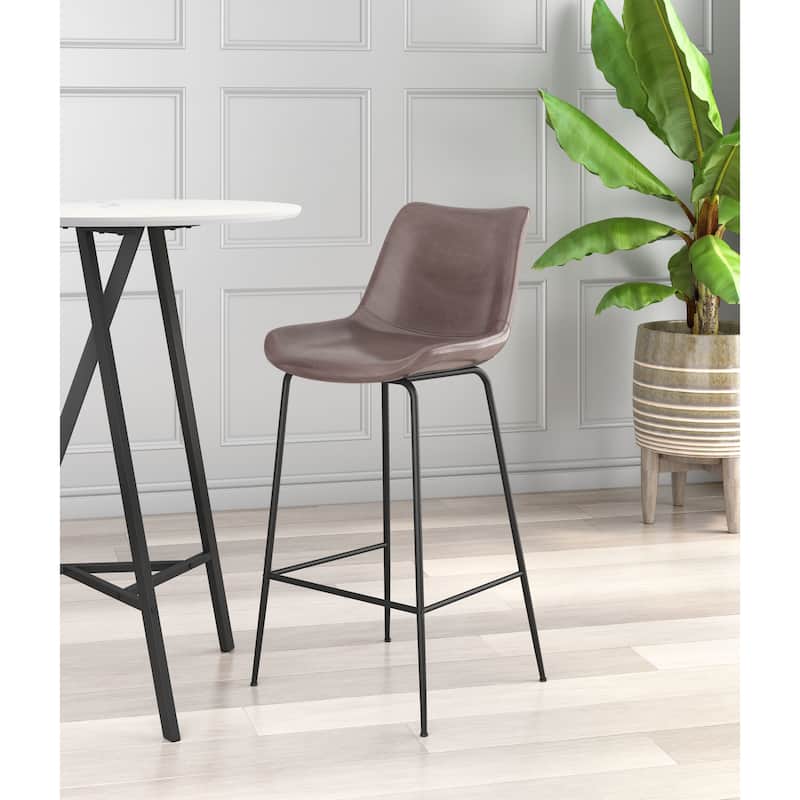 Byron Barstool Brown - Brown