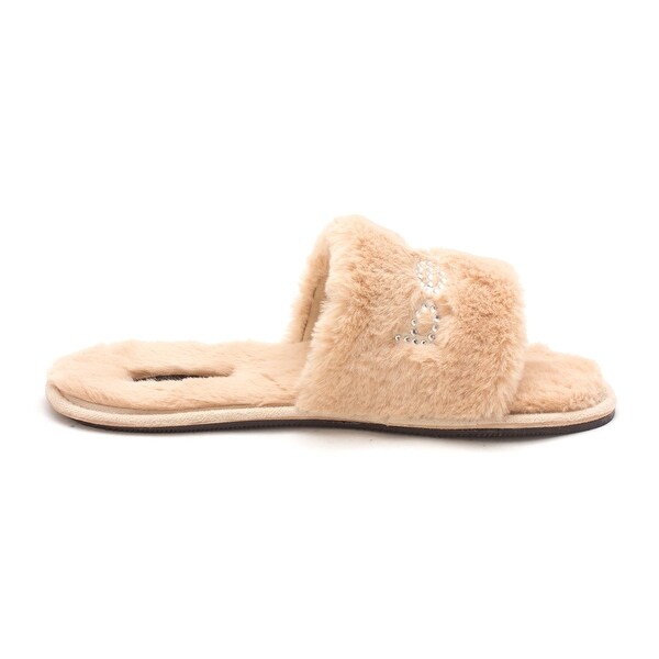 bebe fur slippers
