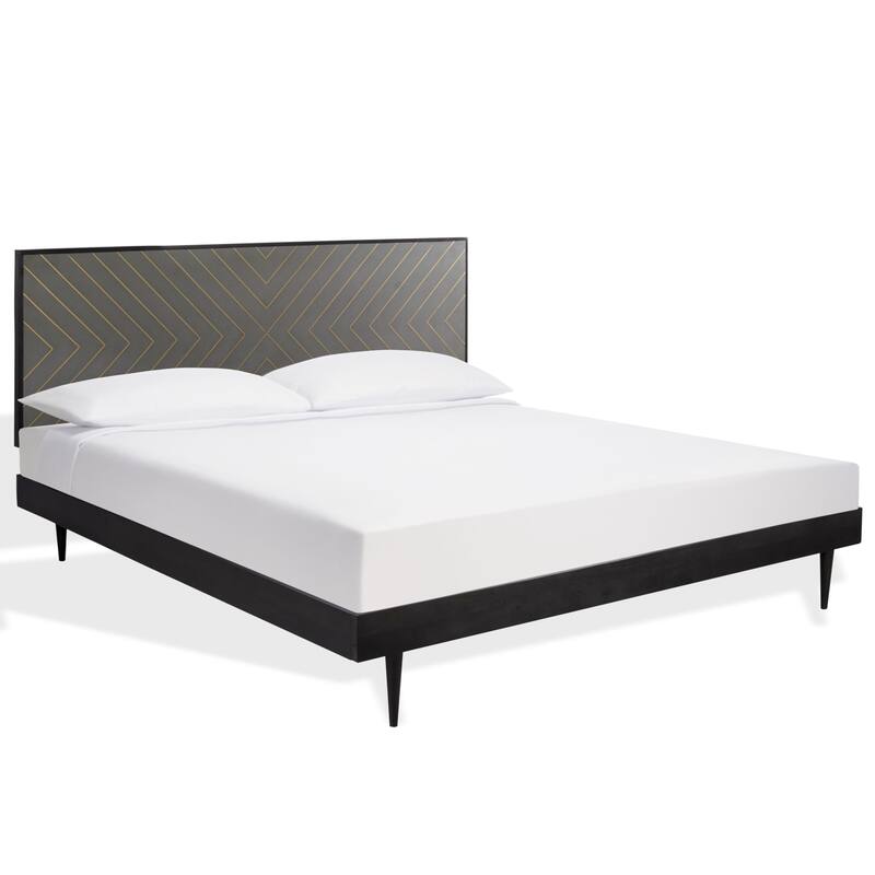 SAFAVIEH Couture Leni Gold Inlayed Cement Bed