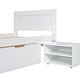 preview thumbnail 7 of 11, Twin Size Storage Platform Bed Frame with Wheels & Drawer