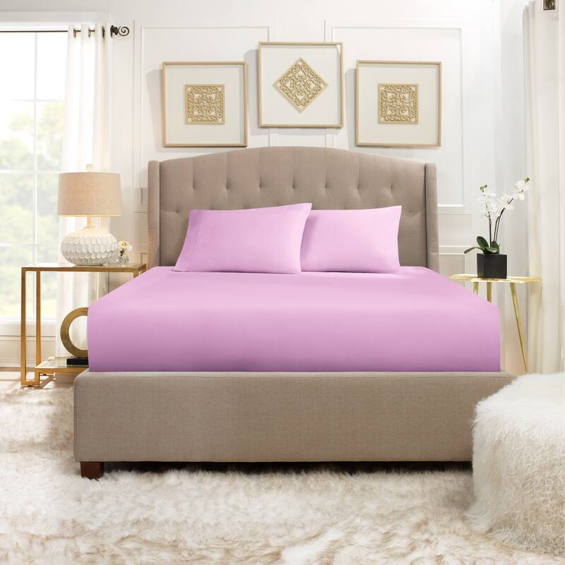 Empyrean Bedding Ultra Soft Microfiber 3 Piece Bed Sheet Set - Extra Deep Pocket Fitted Sheet with 2 Pillowcases