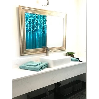 Shop Lush Decor Lillian Turquoise Shower Curtain On Sale