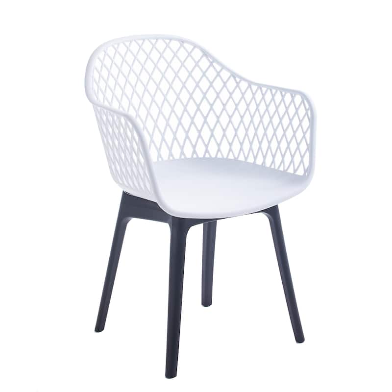 Porthos Home Miro Dining Chairs Set Of 2, Plastic Shell And Legs