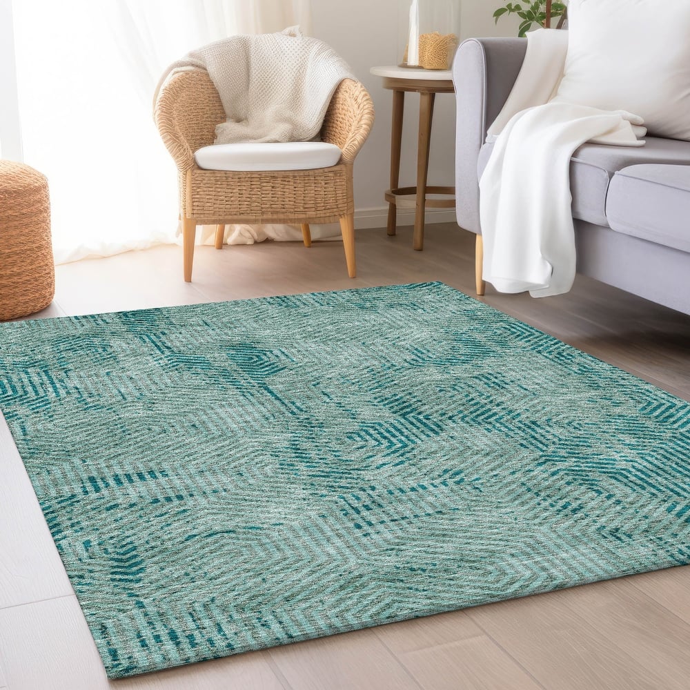 Premium Washable Super Soft Modern Maze Mayfield Rug