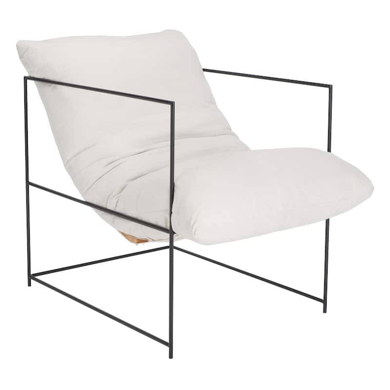 SAFAVIEH Corrie Pillow Top Accent Chair - 26" W x 42" D x 37" H - 26"W x 42"D x 37"H