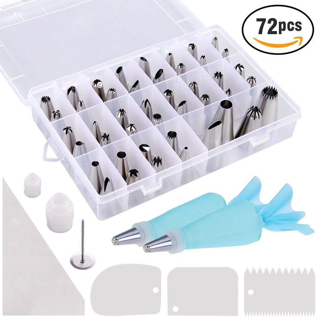 Shop Rackaphile 72 Piece Cake Decorating Kit With Case Baking