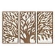 preview thumbnail 11 of 33, Madison Park Birch Palms Birch Botanical Two-tone Wood Panel Wall Decor Set