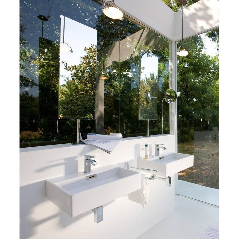 WS Bath Collections 27-9/16" Vessel or Wall Mounted Bathroom Sink with