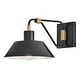 preview thumbnail 1 of 2, Hinkley Lighting 28820 Brewster 8" Tall Wall Sconce Black / Heritage Brass