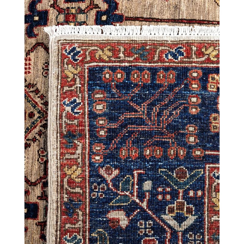 Serapi One-of-a-Kind Hand-Knotted Area Rug - Brown, 6' 0" x 9' 2" - 6' 0" x 9' 2"