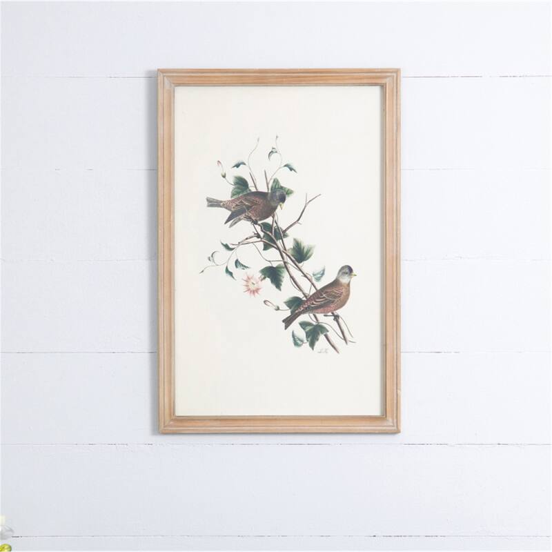 Modern S/4 Bird Framed Print - Multicolor