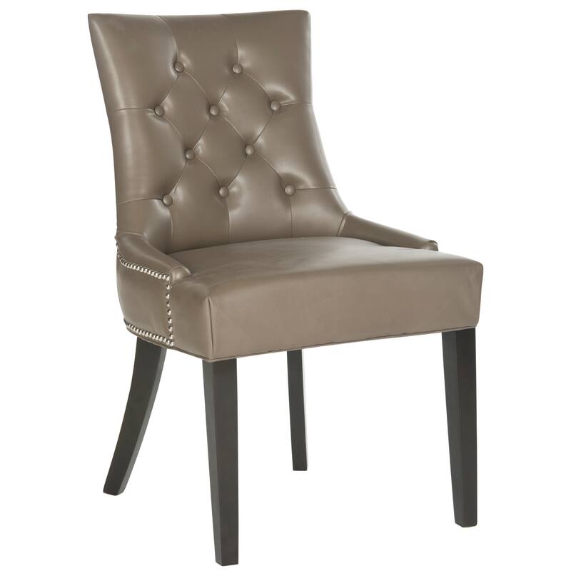 SAFAVIEH Chelsey Grey Ring Dining Chair (Set of 2) - 22" x 25.6" x 36.4" - 22"W x 25"D x 36"H