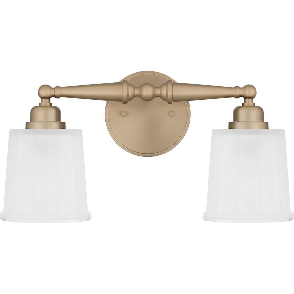 Cecilia 2-Light Bronze Gold Bath Light