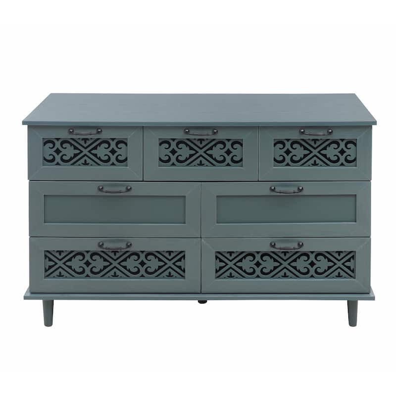 Seven-Drawer Dresser for Bedroom