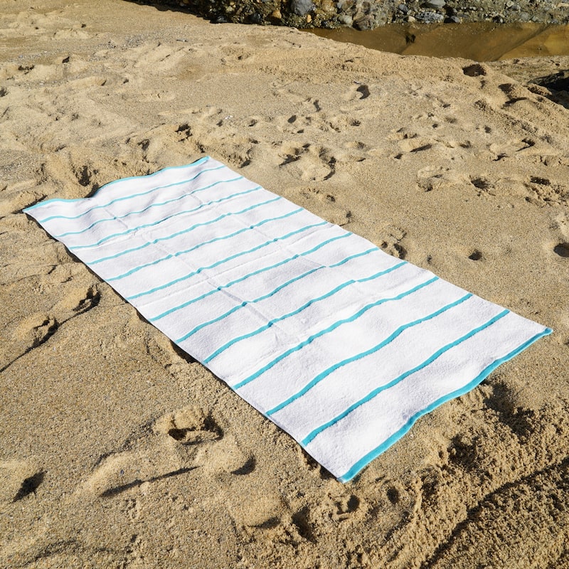 Arkwright Las Rayas 4-Piece Striped Beach Towel Set - 30x60
