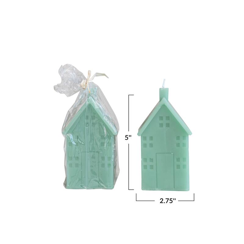 Unscented House Shaped Candle