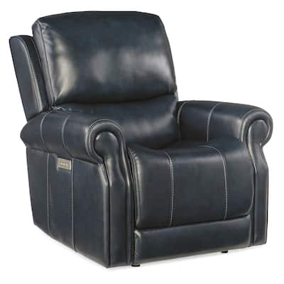 Hooker Furniture RC602-PHZL-POWER-RECLINER Eisley 39" Wide Leather - Sorrento Night Seas
