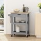 preview thumbnail 14 of 16, Dade Kitchen Cart with Wheels by Christopher Knight Home