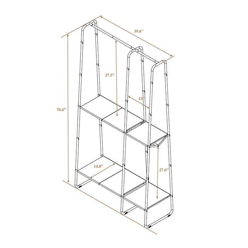 SunnyPoint Extra-Large Freestanding Clothing Racks
