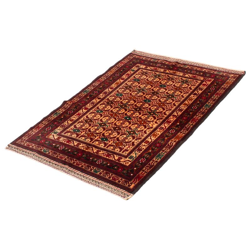 Teimani Beige Rug 4'3" x 6'5" - 4'3 x 6'5