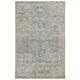 preview thumbnail 9 of 7, The Curated Nomad Bolmen Printed Oriental Teal/ Gold Area Rug 2'6"X8' - Runner/Rectangle