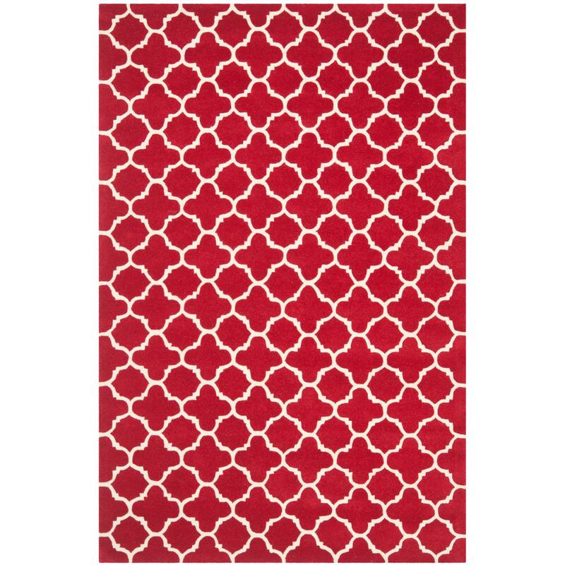 SAFAVIEH, Handmade Chatham Caisa Modern Moroccan Wool Rug
