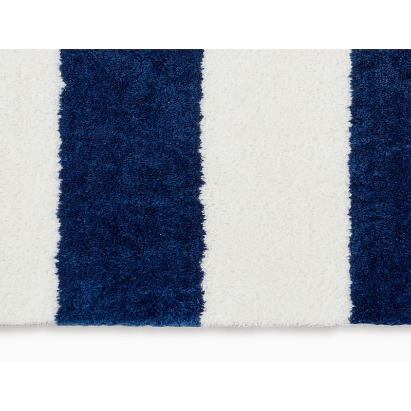 Calvin Klein Chicago Shag Banded Area Rug