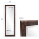 preview thumbnail 12 of 11, Allan Andrews Bronze Rectangular Full Length Dressing Mirror with Hand Crafted Metal Frame - 12W X 36H X 1.1/2T