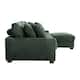 118.4"W Plush Modular Sectional Sofa with Pillows