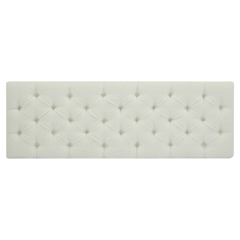 End of Bed Upholstered Ottoman Bench with Storage, Rubber Wood Legs