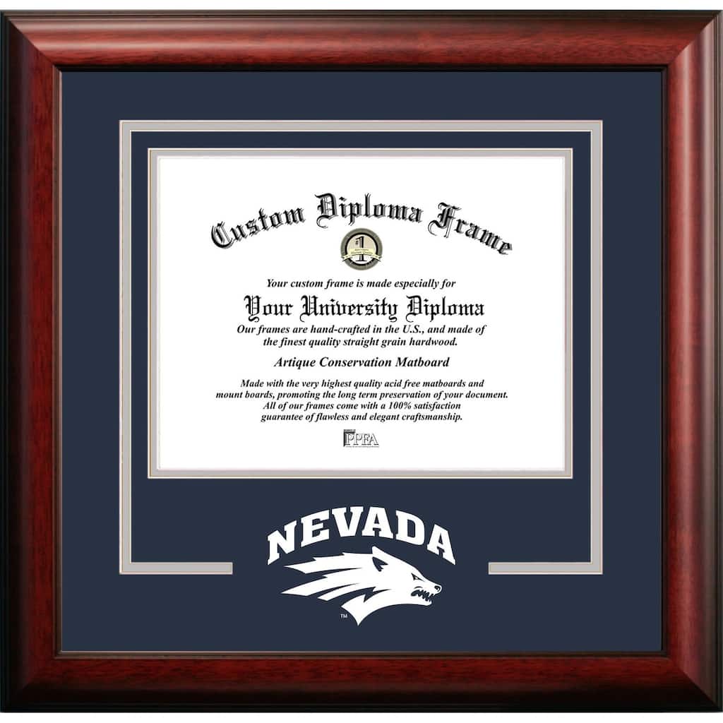 University of Nevada Wolf Pack 11w x 8.5h Spirit Diploma Frame
