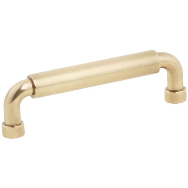 Schaub and Company 211086 NOHO 4" Center to Center Luxury Solid Metal - Vintage Brass