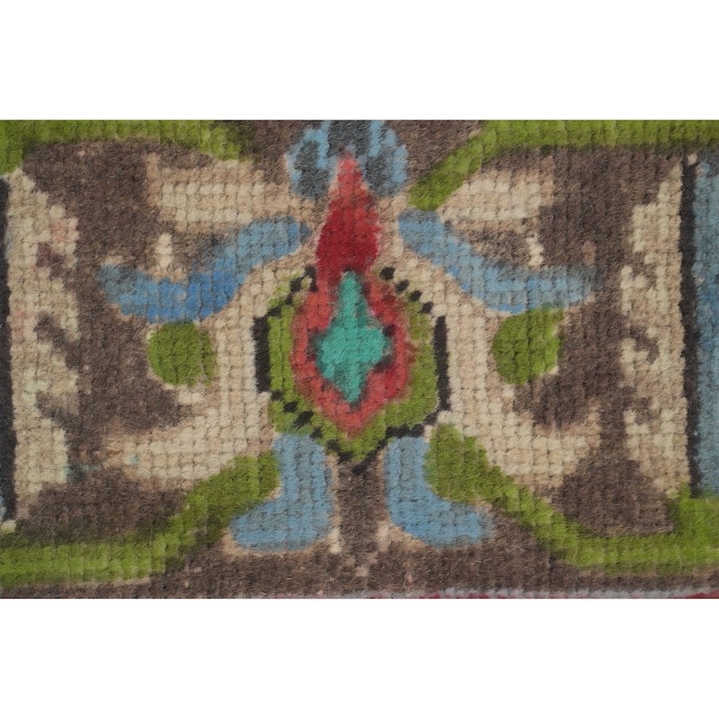 Hand Knotted Oriental 100% Wool Carpet Traditional Floral Beige & Ivories Tabriz Area Rug - 9' 4'' X 6' 3''