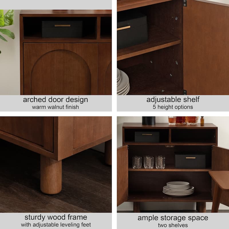 Kate and Laurel Cabernel Floor Cabinet - 30x15x30