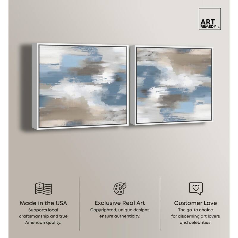 Beige and Cream II Canvas by Art Remedy