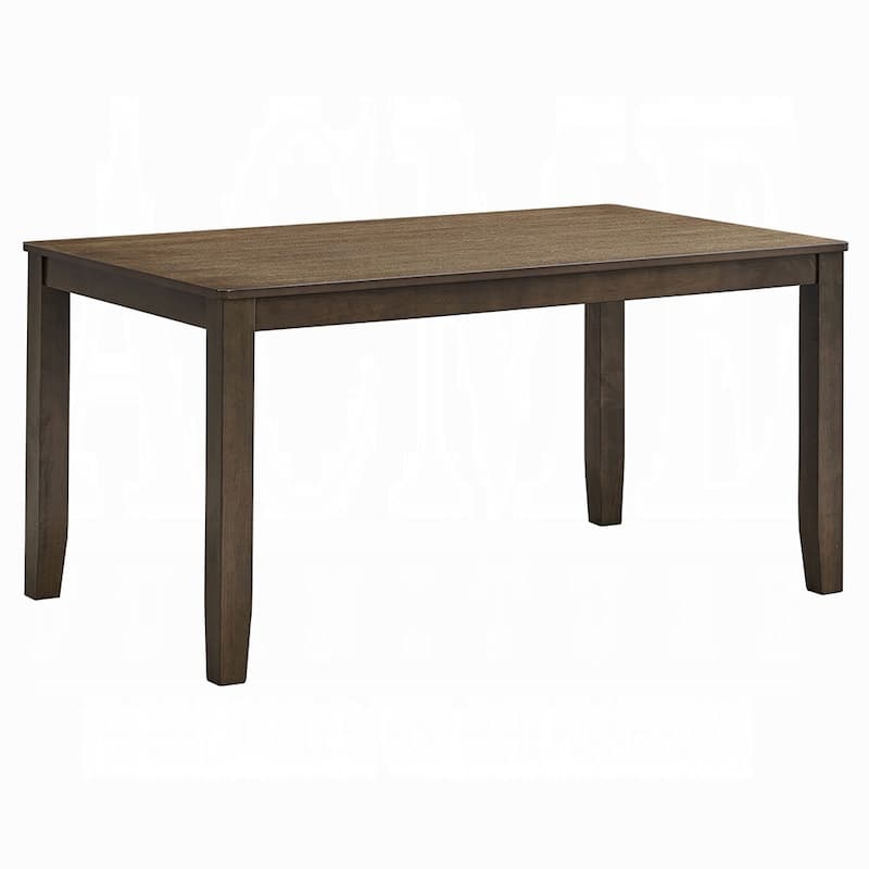5 Piece Dining Table Set, Wood Kitchen Table Chairs Set, Small Dining Table Set with Rectangular Table & 4 Upholstered Chairs