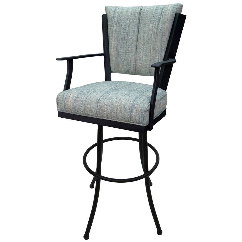 Swivel Extra Tall 34" (35") Metal Bar Stool Montana on Noam Base - 34" Seat