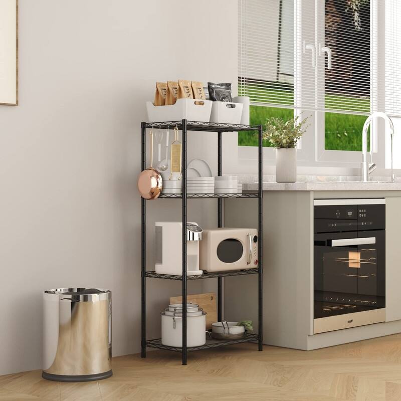 Shelf Liners and Hooks for Kitchen - 11.4"D x 21.3"W x 41.3"H