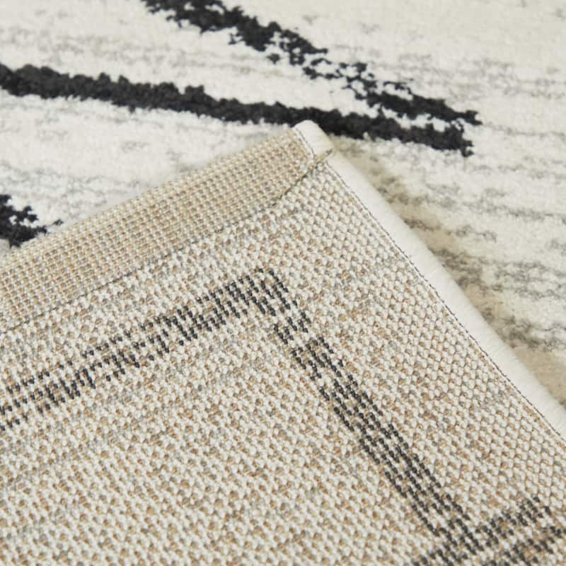 Laurent Distressed Modern Area Rug